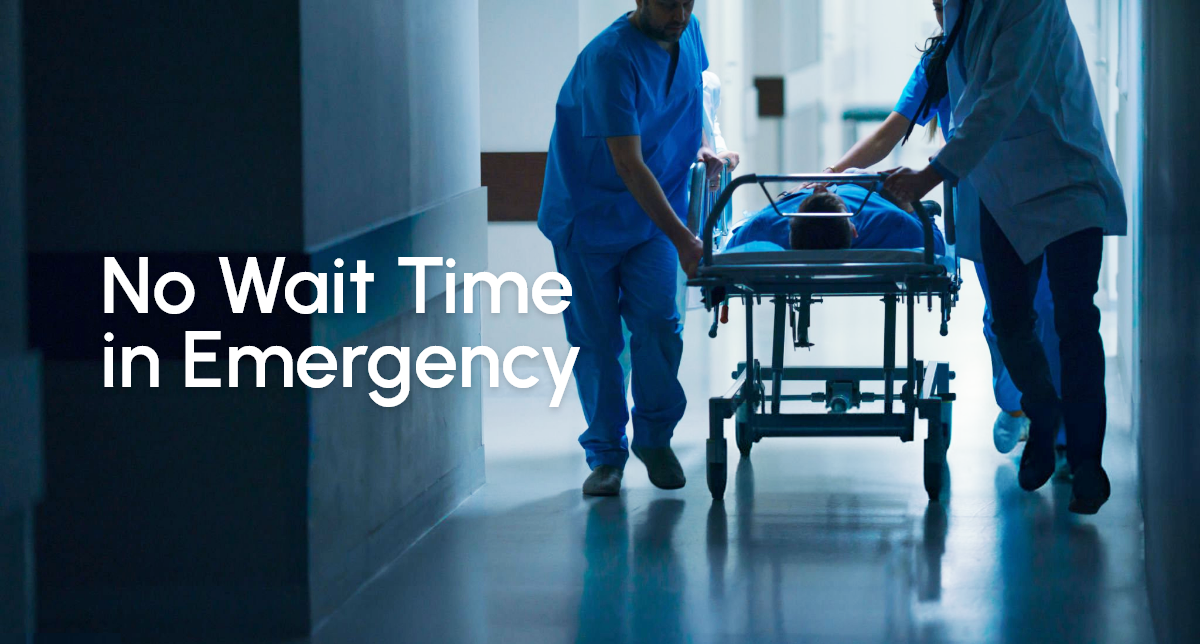 No Wait Time in Emergency Care